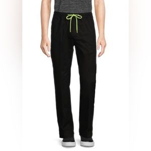 NWT Gotcha James Men’s Black Drawstring Cotton Straight Leg Chino Pants Large